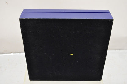 Santa Damiana La Romana Blue Lacquered Wood Cigar Humidor Box
