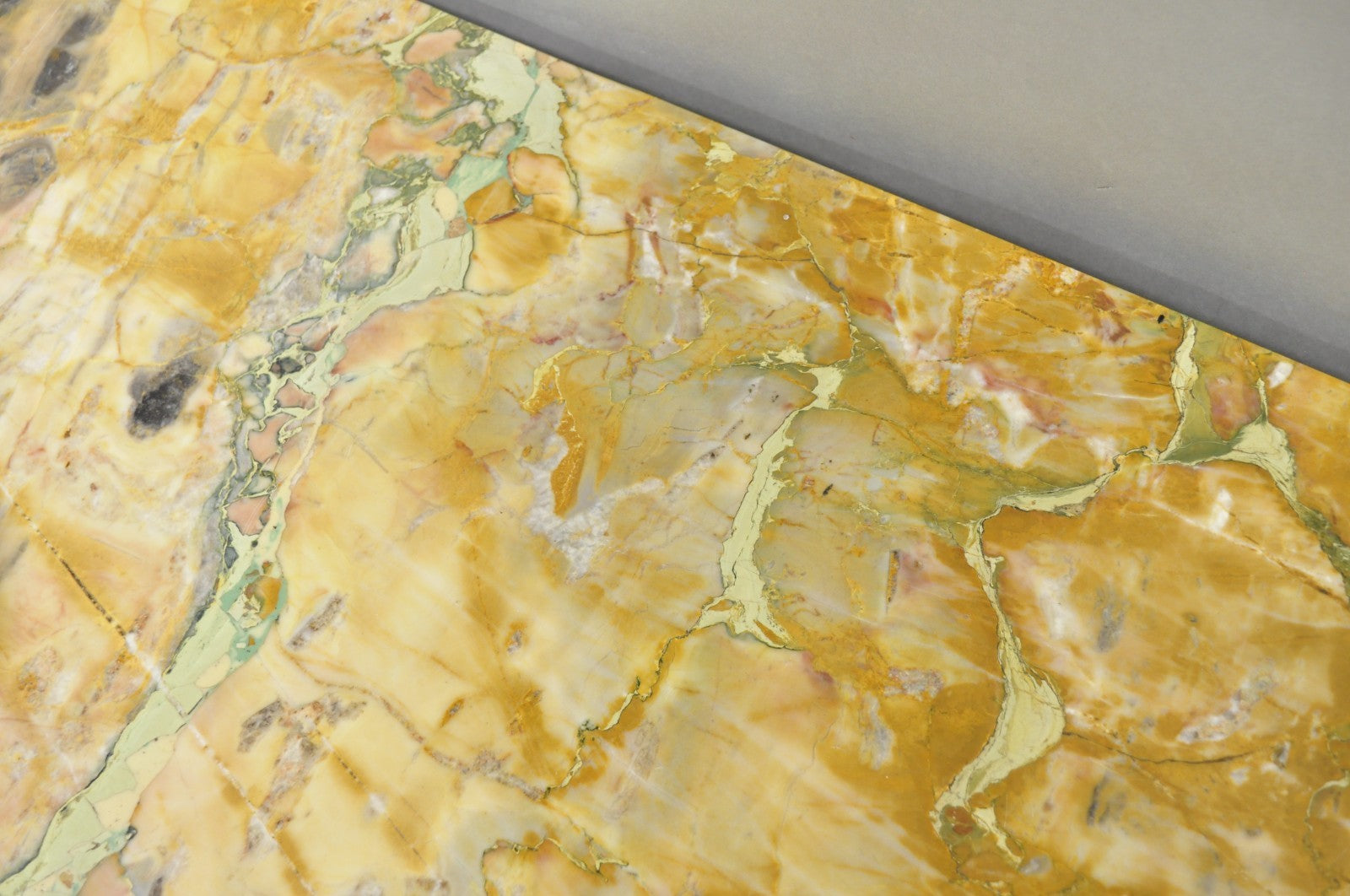 Antique French Baroque Rococo Carved Walnut Marble Top Sideboard Buffet w Drawer