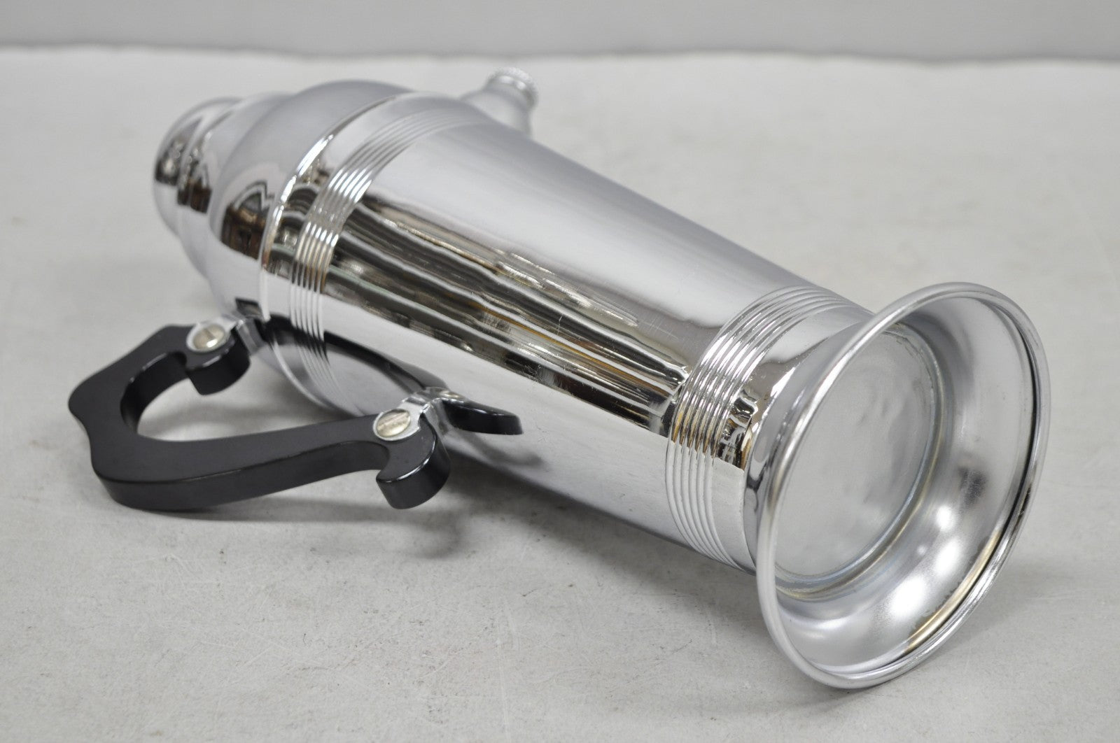 Vintage Art Deco Style Silver Plated Martini Bar Cocktail Shaker Pitcher