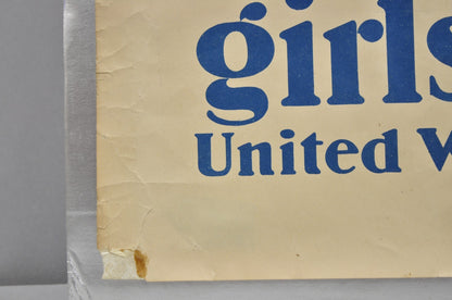 Original 1918 YWCA WWI Poster 'Back Our Girls Over There' by Clarence Underwood