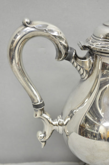 Vintage Rogers Bros Remembrance 9802 Victorian Silver Plated Teapot Tea Kettle