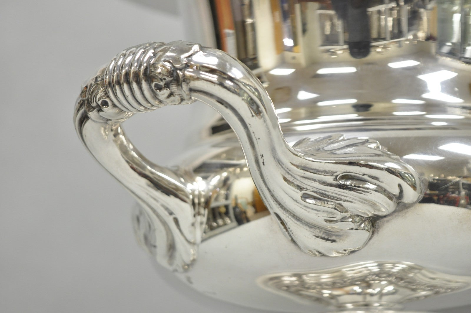 English Regency Silver Plated Trophy Cup Urn Champagne Chiller Ice Bucket by BSC