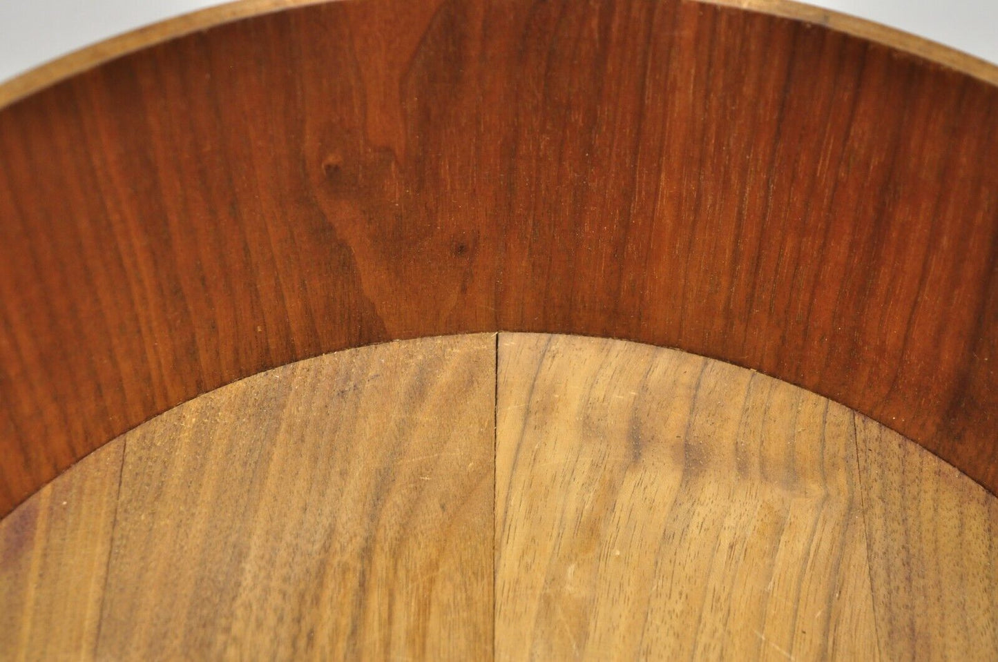Vintage Gladmark Mid Century Danish Modern Staved Teak Salad Bowl Set