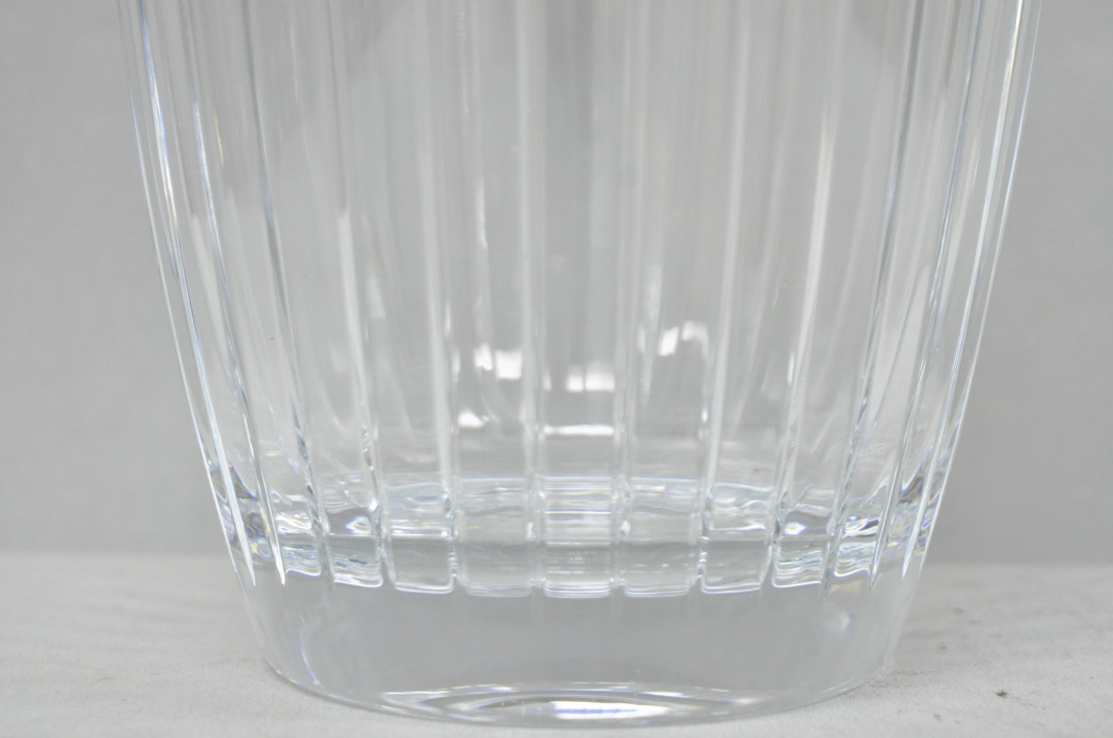 Marquis by Waterford 12" Tall Etched Round Lead Crystal Glass Flower Vase
