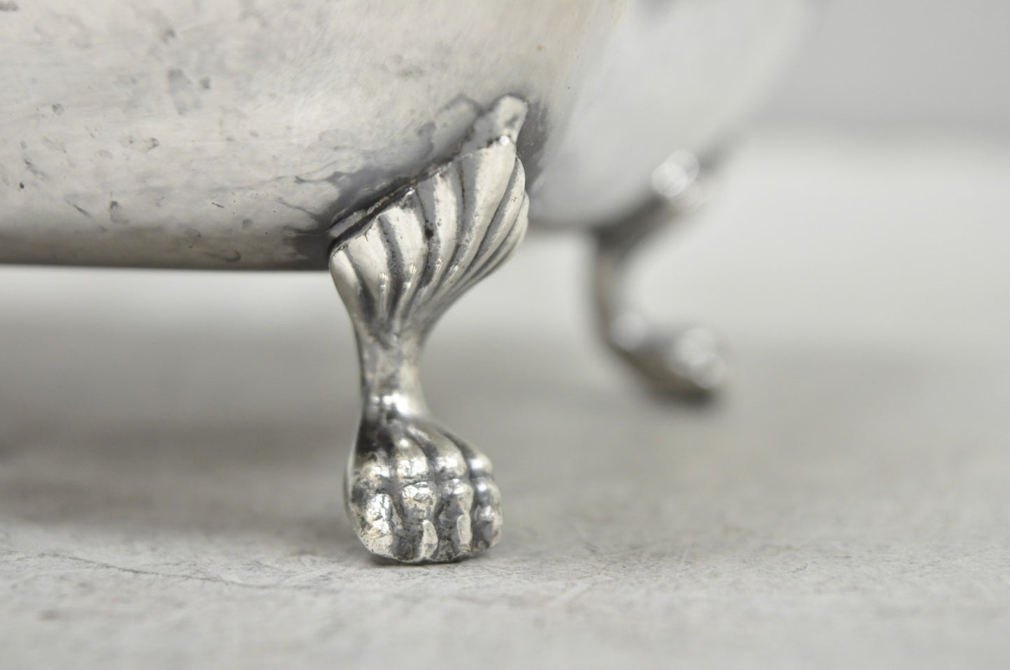 Vintage Sheffield English Victorian Silver Plated Silent Butler Crumb Catcher