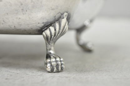 Vintage Sheffield English Victorian Silver Plated Silent Butler Crumb Catcher