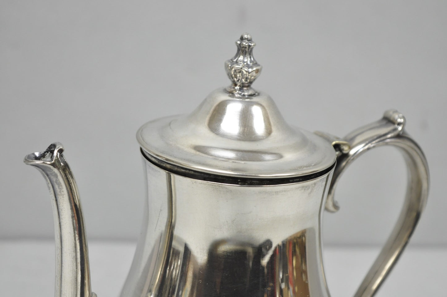 Vintage International Silver Co Silver Plated Victorian Teapot Coffee Pot