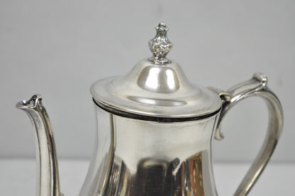 Vintage International Silver Co Silver Plated Victorian Teapot Coffee Pot