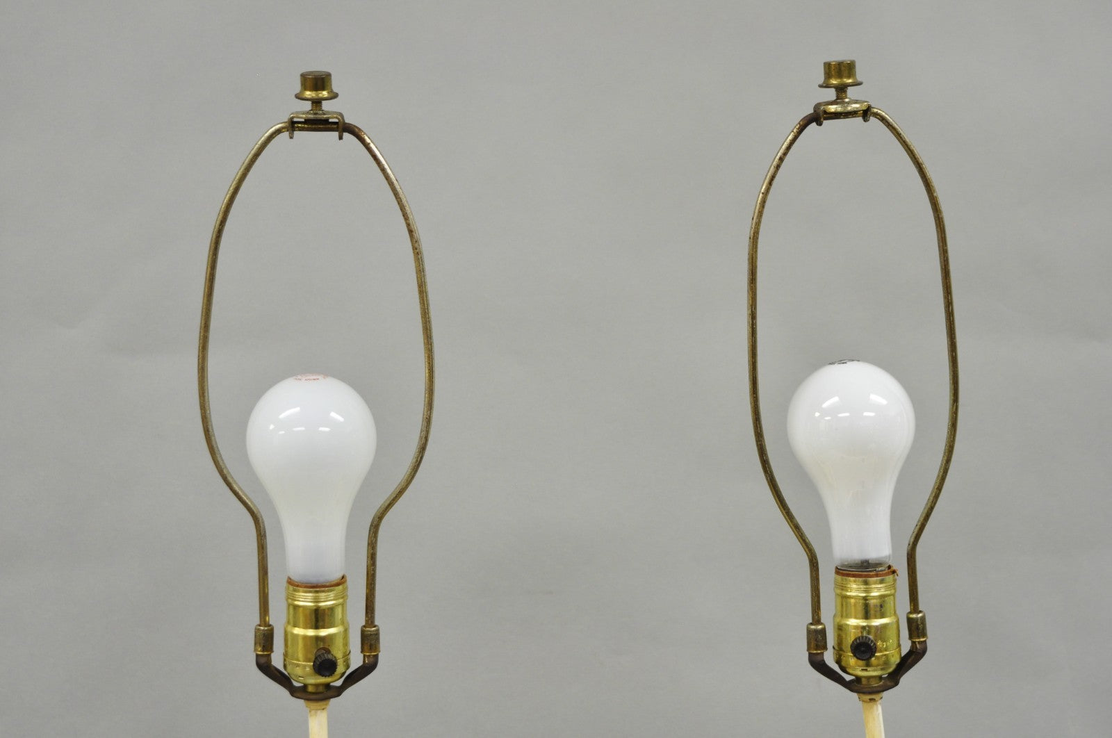 Antique L&F Moreau French Renaissance Large Figural Boy and Girl Table Lamp Pair