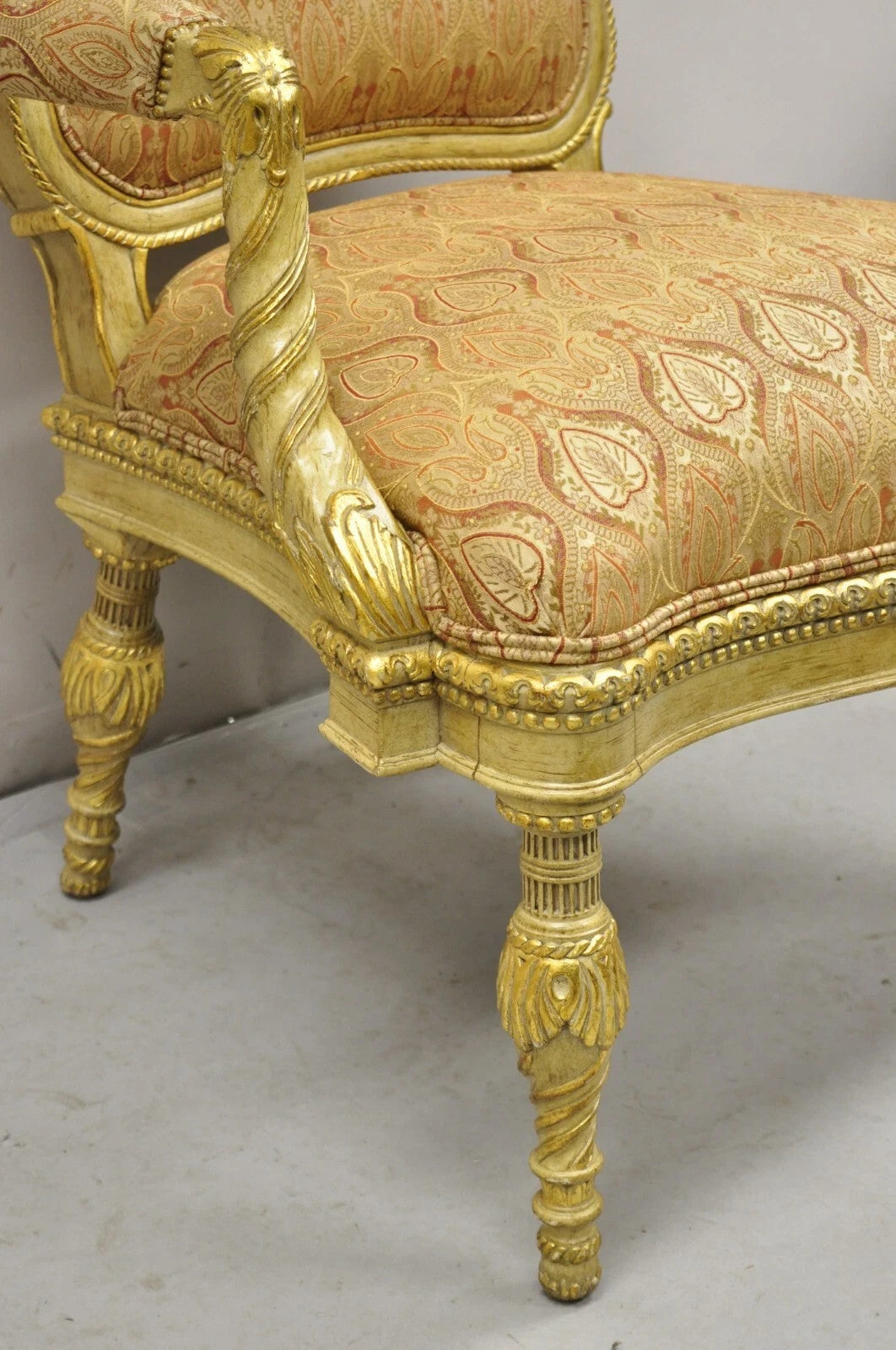 Oscar de la Renta Home Century Furniture Italian Neoclassical Lounge Arm Chair