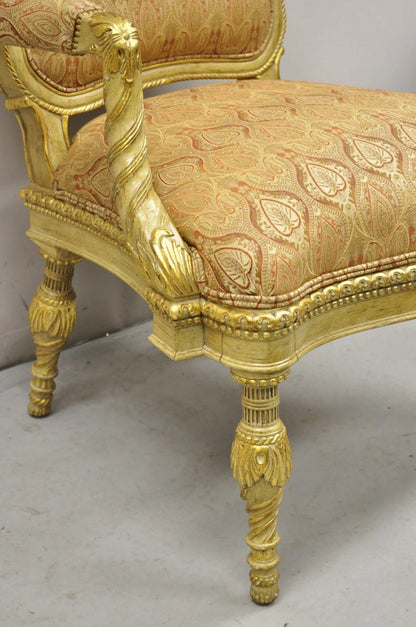 Oscar de la Renta Home Century Furniture Italian Neoclassical Lounge Arm Chair