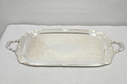 Vintage 1847 Rogers Bros "Remembrance" 9892 Silver Plated Serving Platter Tray