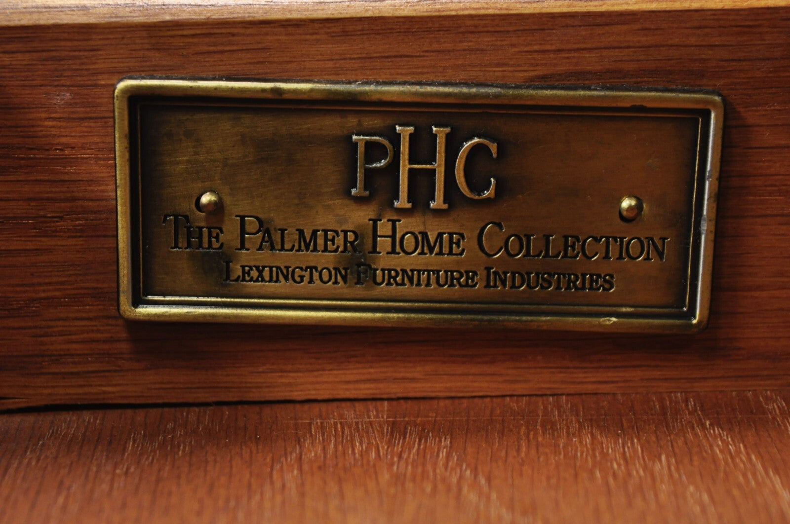 Palmer Home Collection Lexington Furniture Mahogany Bowfront Commode Nightstand
