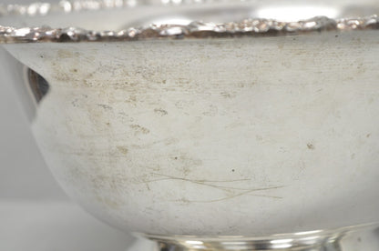 Towle Victorian Silver Plated Floral Punchbowl Champagne Chiller Ice Bucket