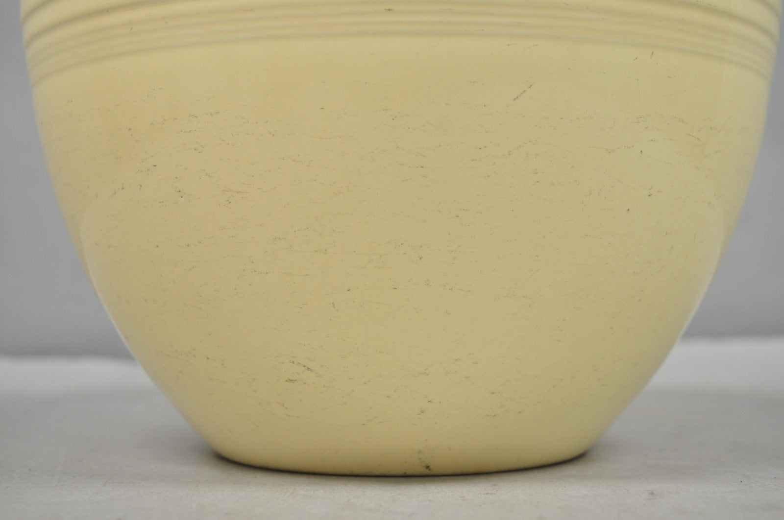 Vintage Fiesta Homer Laughlin China #7 Ivory Large Nesting Kitchen Mixing Bowl