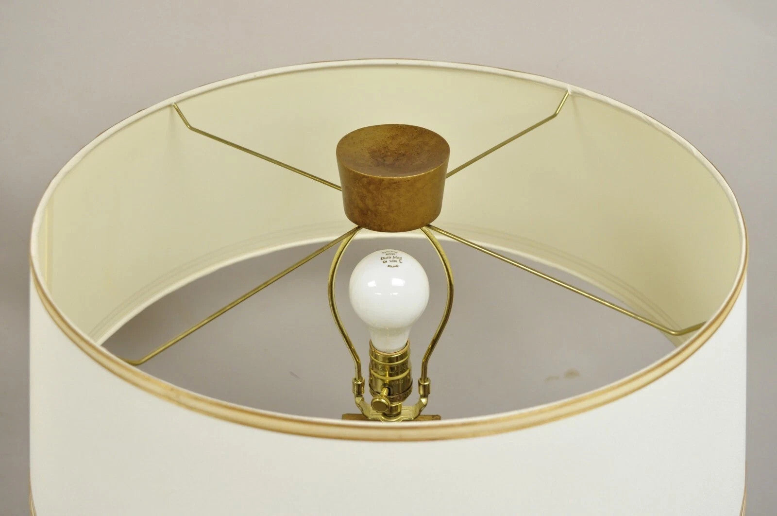 Decorator Fine Art Lamps Gold Gilt Metal Skyscraper Modern Floor Lamps - a Pair