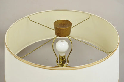 Decorator Fine Art Lamps Gold Gilt Metal Skyscraper Modern Floor Lamps - a Pair
