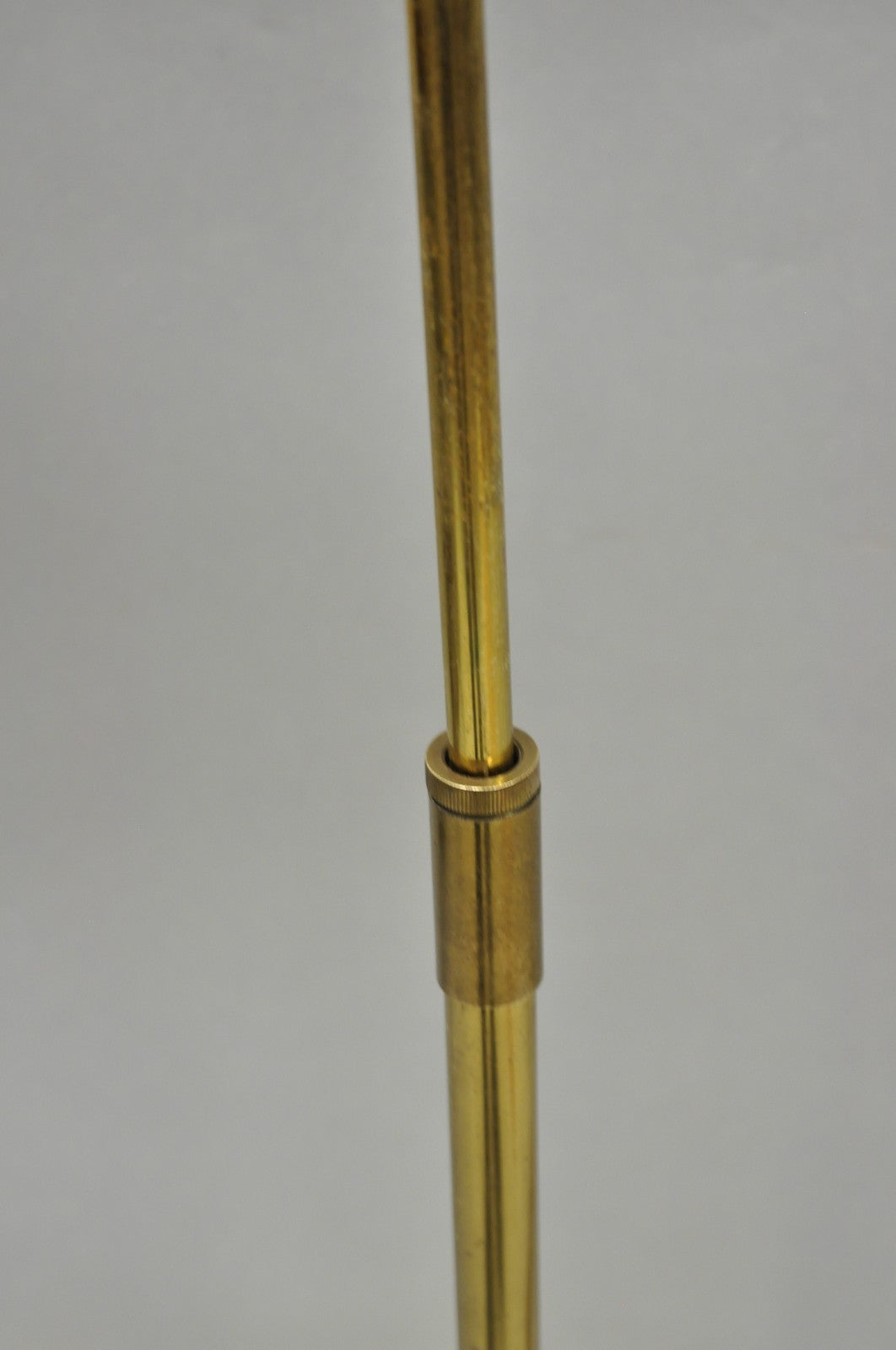 Mid Century Modern Koch & Lowy Brass Pharmacy Reading Adjustable Floor Lamp