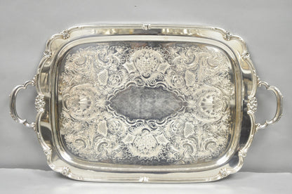 Vintage 1847 Rogers Bros "Remembrance" 9892 Silver Plated Serving Platter Tray
