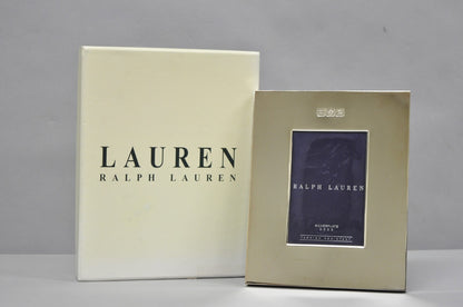 Lauren Ralph Lauren Silver Plated Normandy Modern 3.5x5 Photo Picture Frame (A)