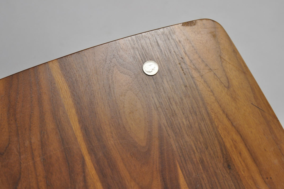 Contemporary Mid Century Danish Modern Style Small Teak Drinks Side Table