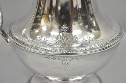 Vintage 1847 Rogers Bros. Silver Plated Argosy Victorian Water Pitcher