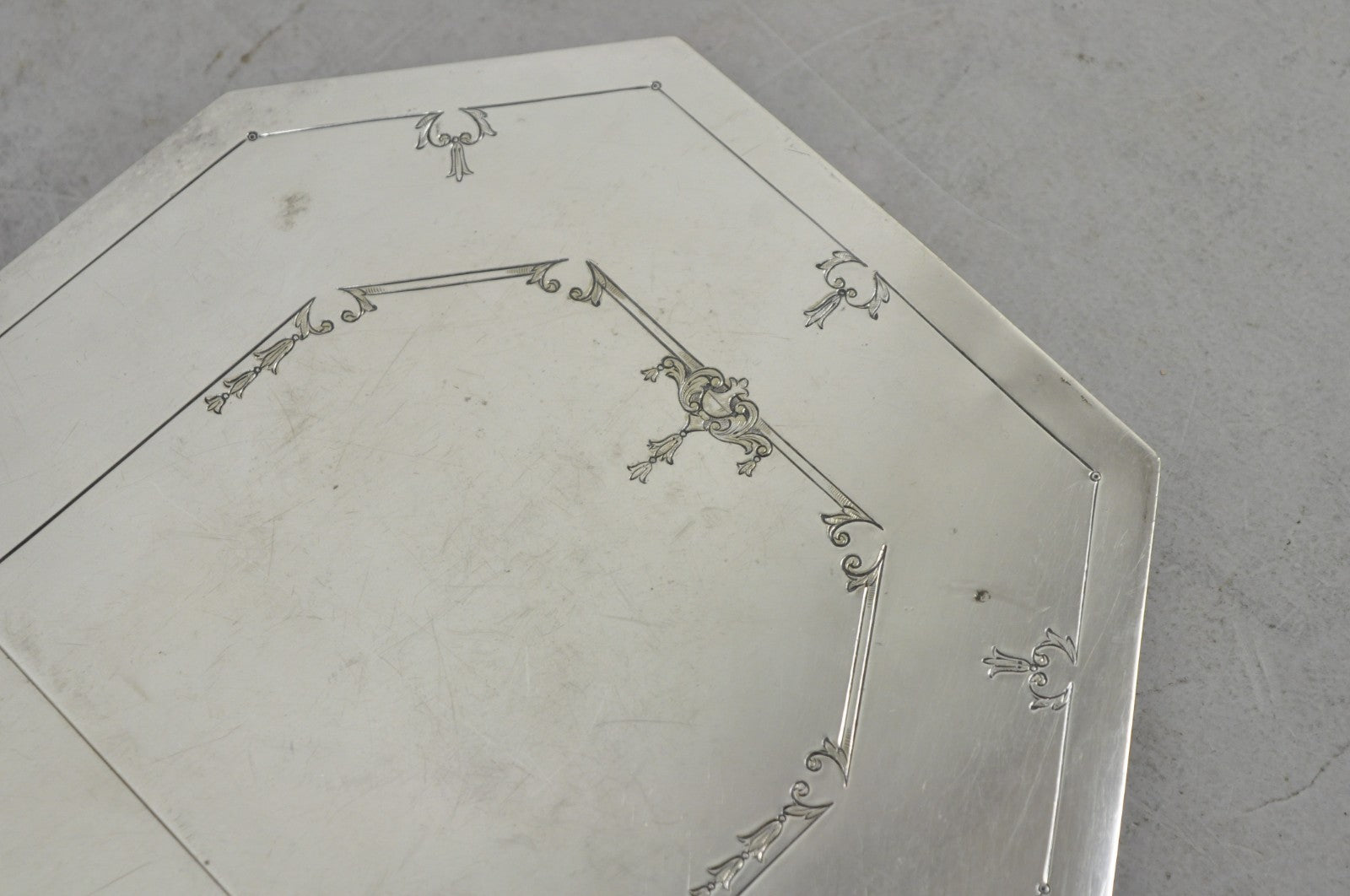 Antique Sheffield Victorian Silver Plated Expanding Octagonal Pot Trivet