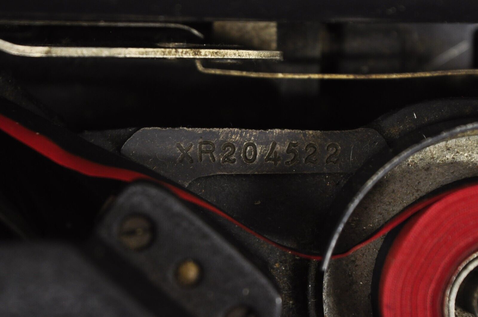 Antique 1930s Remington Noiseless Model 6 Black Typewriter