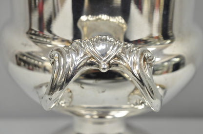Vintage English Regency Style Silver Plated Champagne Chiller Bar Ice Bucket