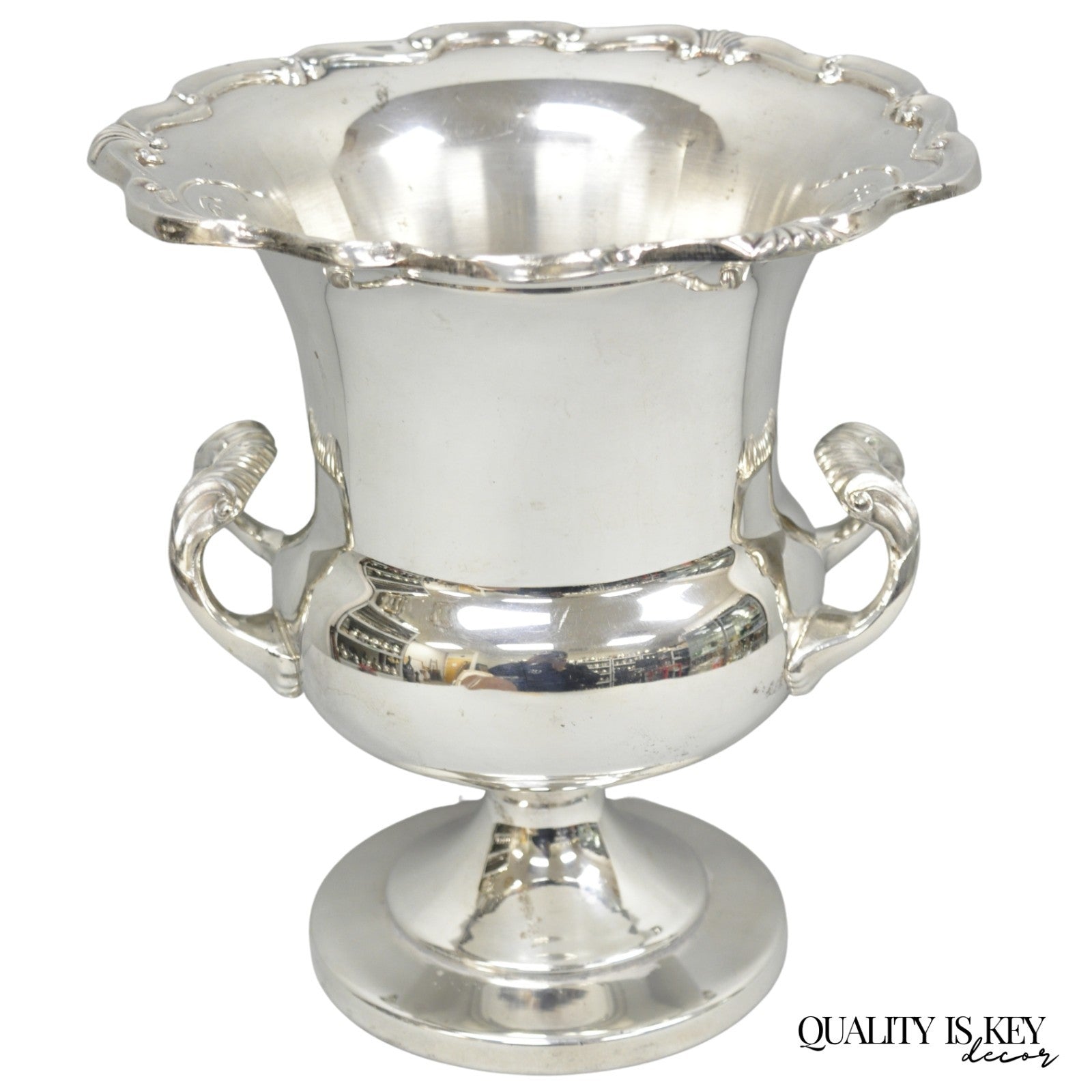 Vintage Towle Silver Plated Trophy Cup Urn Champagne Chiller Bar Ice Bucket