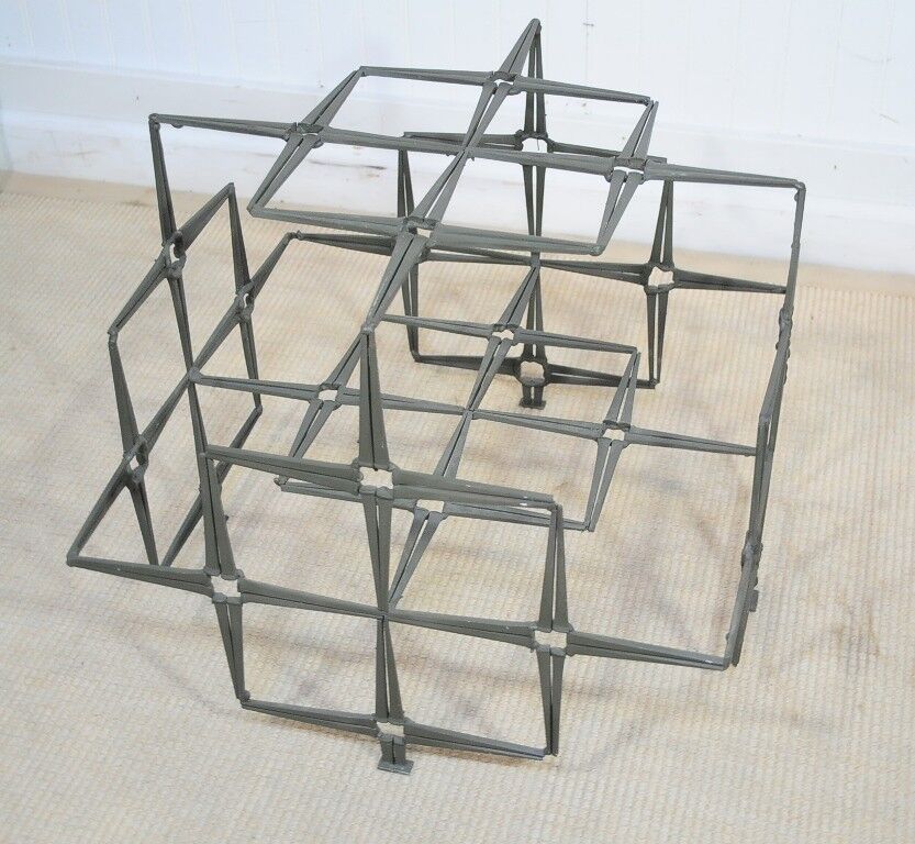 Vtg Trimark Mid Century Modern Nail Brutalist Coffee Table Green Paul Evans Styl