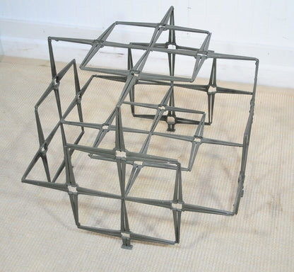 Vtg Trimark Mid Century Modern Nail Brutalist Coffee Table Green Paul Evans Styl