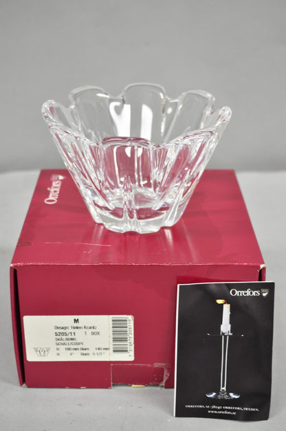 Vintage 4" Orrefors Sweden Tulip Shaped Bowl Candy Dish Vase by Helen Krantz (A)