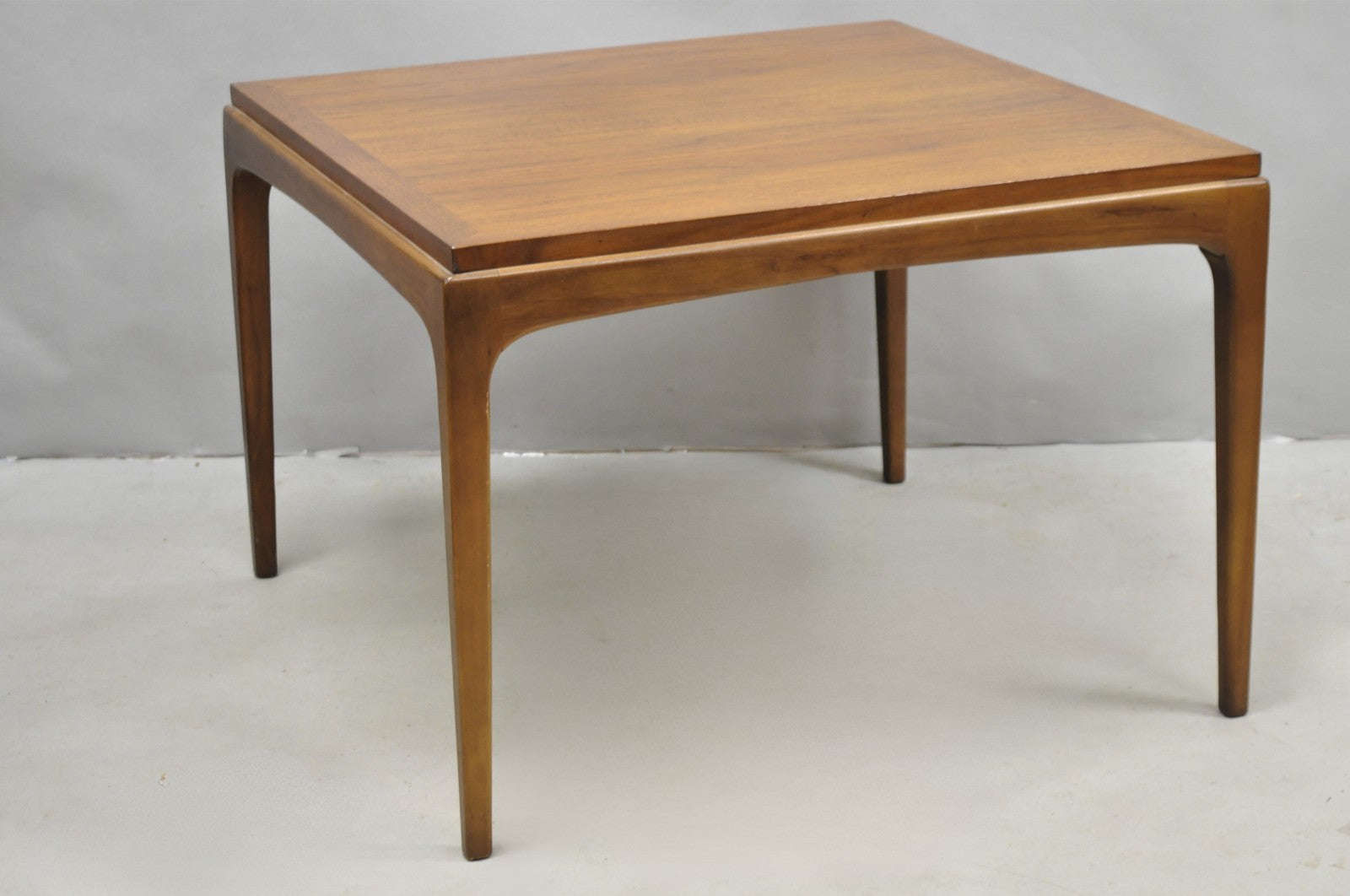 Vintage Lane Altavista Walnut "Rhythm" Mid Century Modern Square Coffee Table