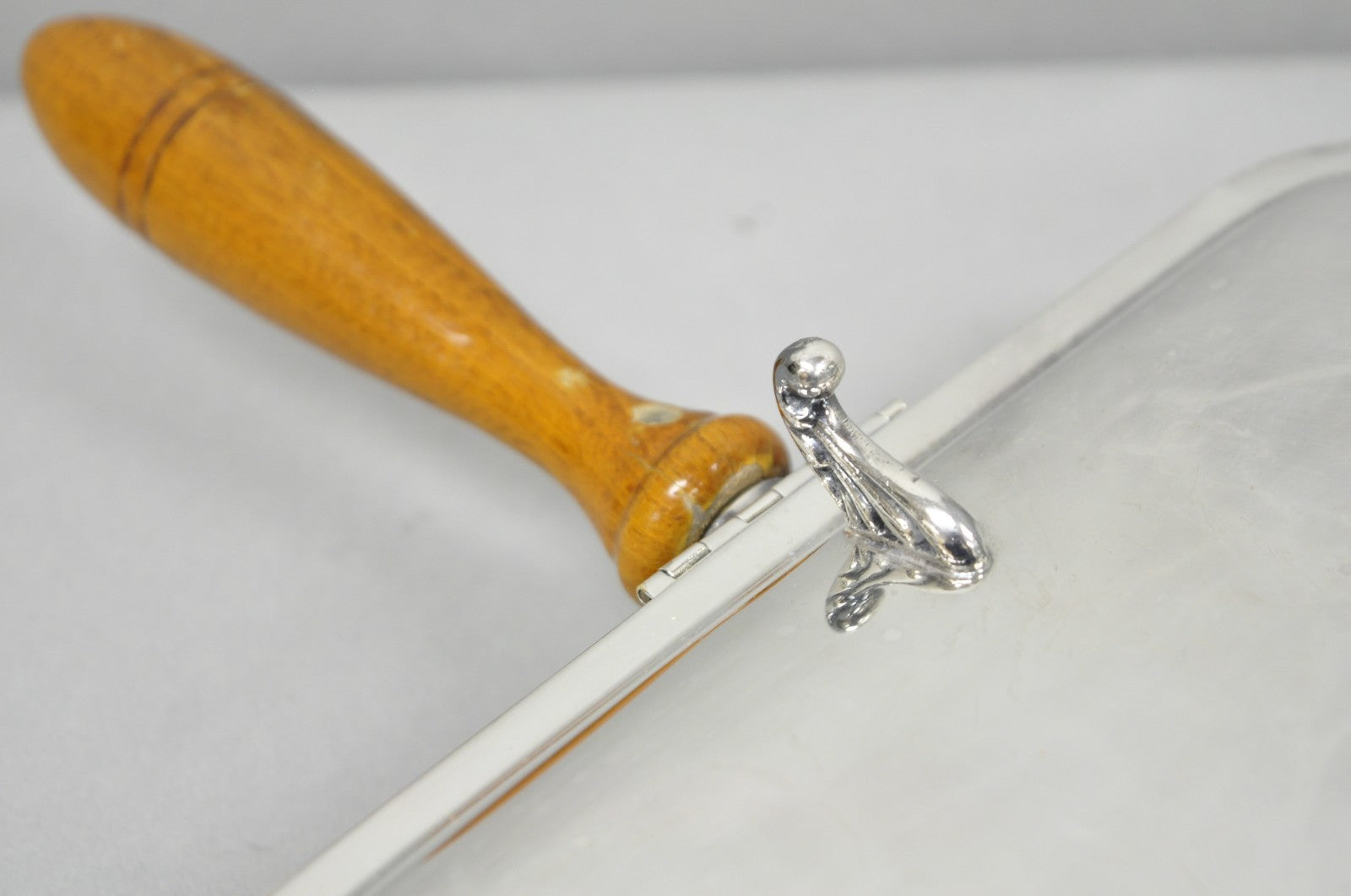 Vintage Victorian Silver Plated Crumb Catcher Table Butler by SF Co