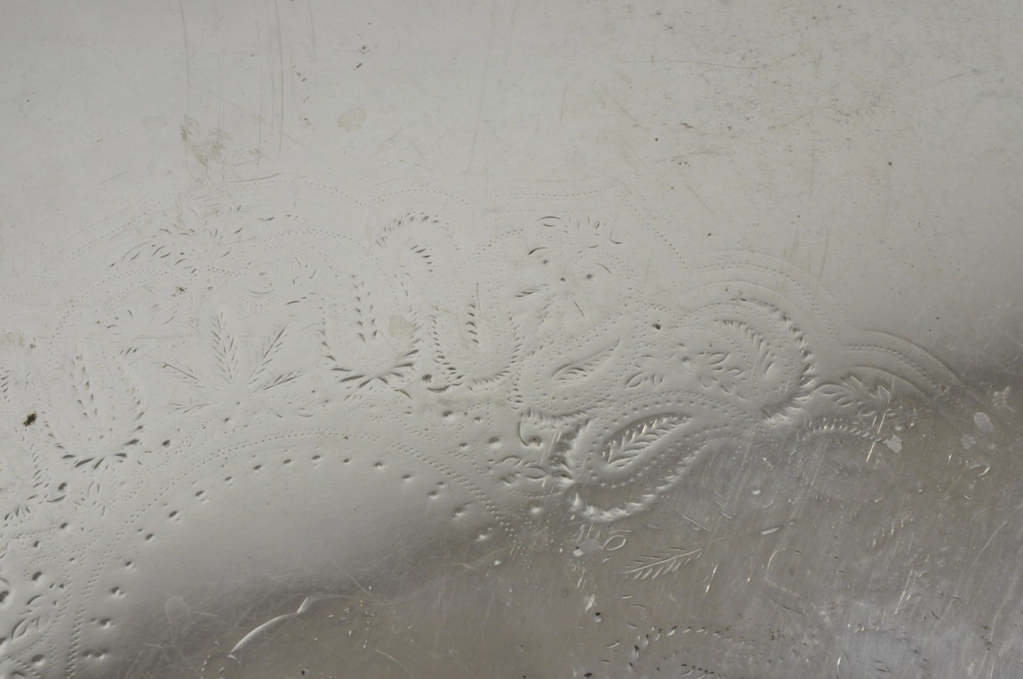 Antique English Sheffield Edwardian Silver Plated Oval Serving Platter Tray