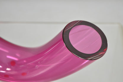 Studio Ahus Bent Glass Tube Sculpture Hanne Dreutler Arthur Zirnsack Sweden 1993