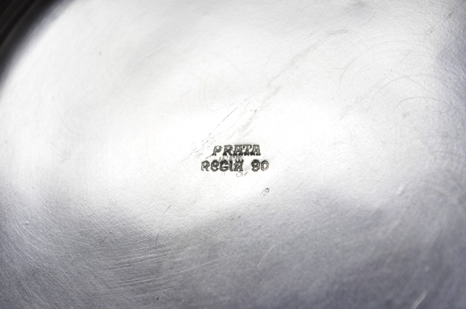 Vintage Victorian Prata 90 Silver Plated Small Bar Champagne Ice Bucket w Handle