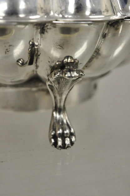 Vintage Eton Dolphin Handle Clam Shell Silver Plated Electrified Serving Warmer