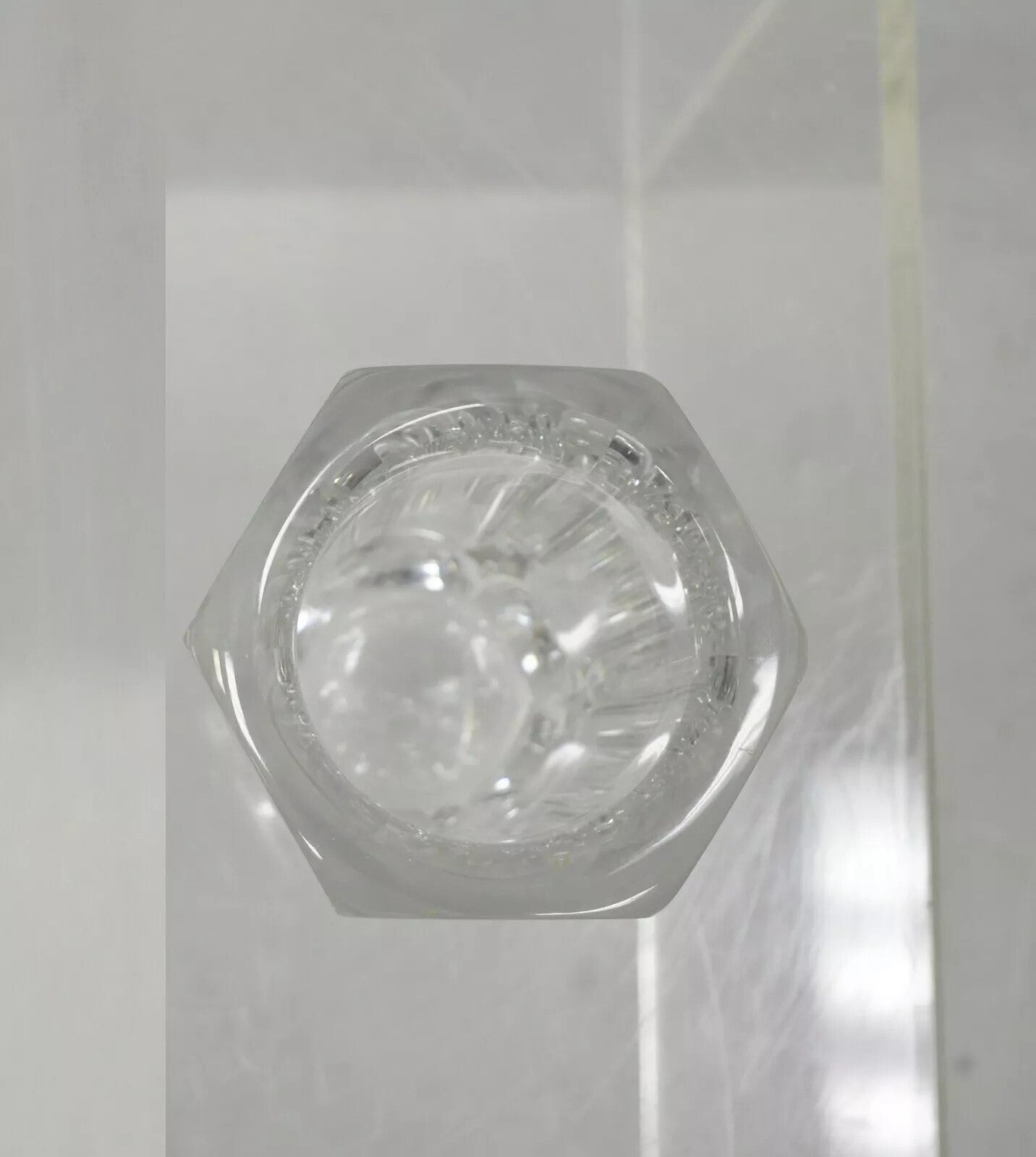 Vintage Kosta Boda Elis Bergh Etched Rampant Lion Crystal Glass 7.5" Vase a Pair