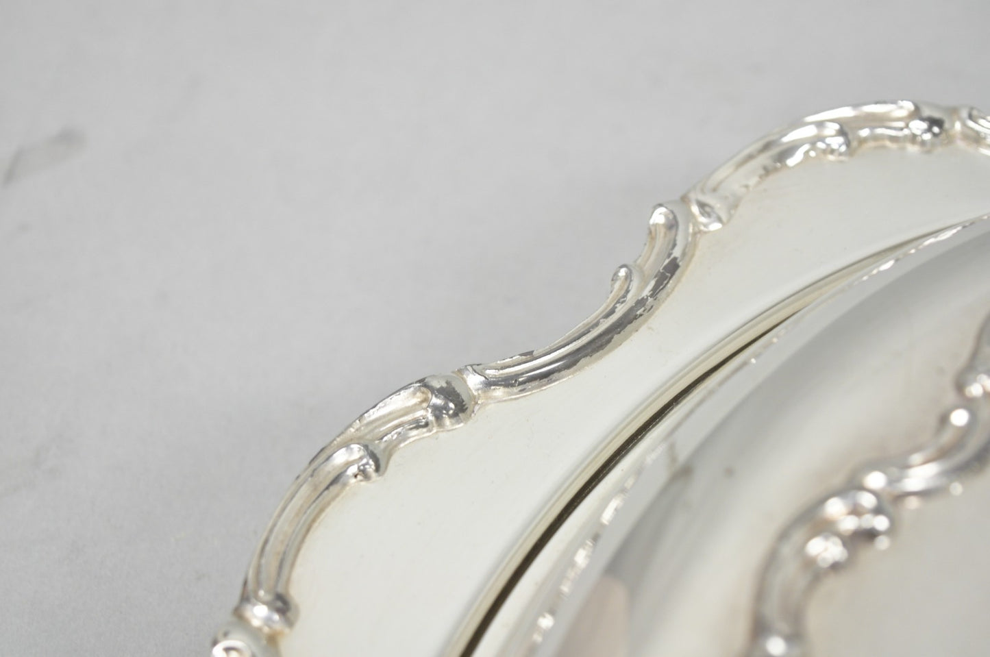 Vintage Victorian Style Silver Plated Covered Vegetable Serving Dish Platter