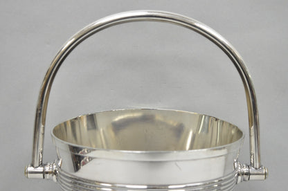 International Wilcox English Regency Silver Plated Champagne Ice Bucket "S" Mono