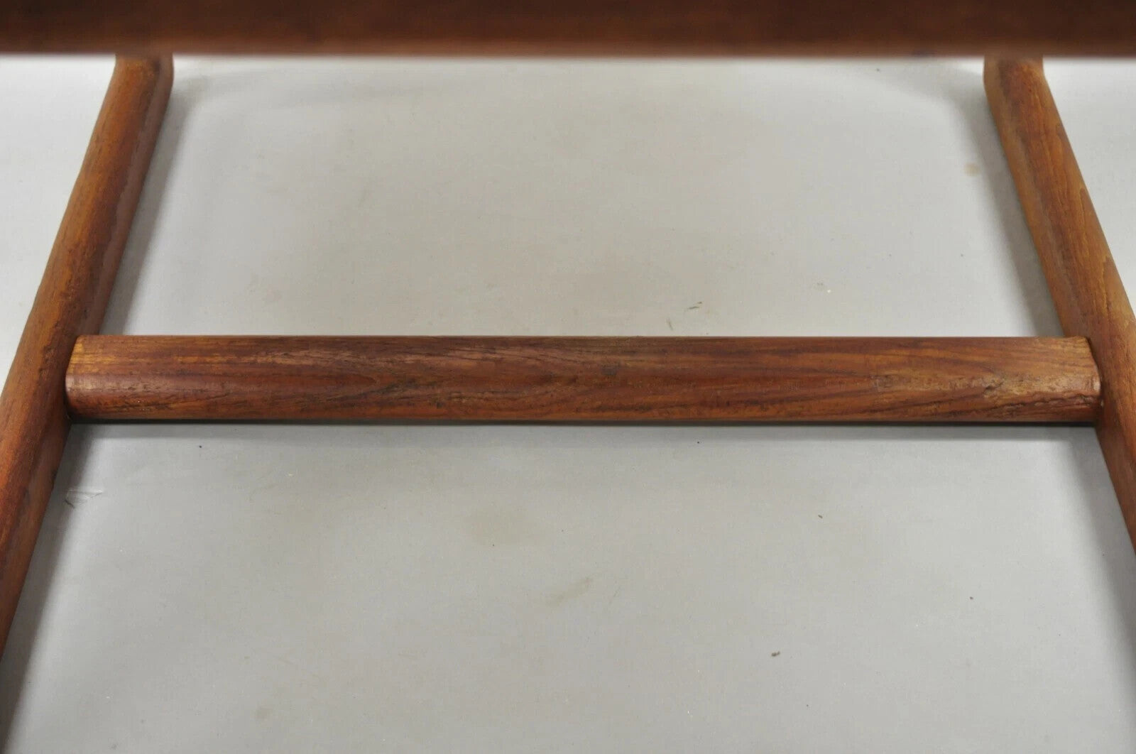 Vintage Mid Century Danish Modern Teak Wood 30" Square Side End Lamp Table