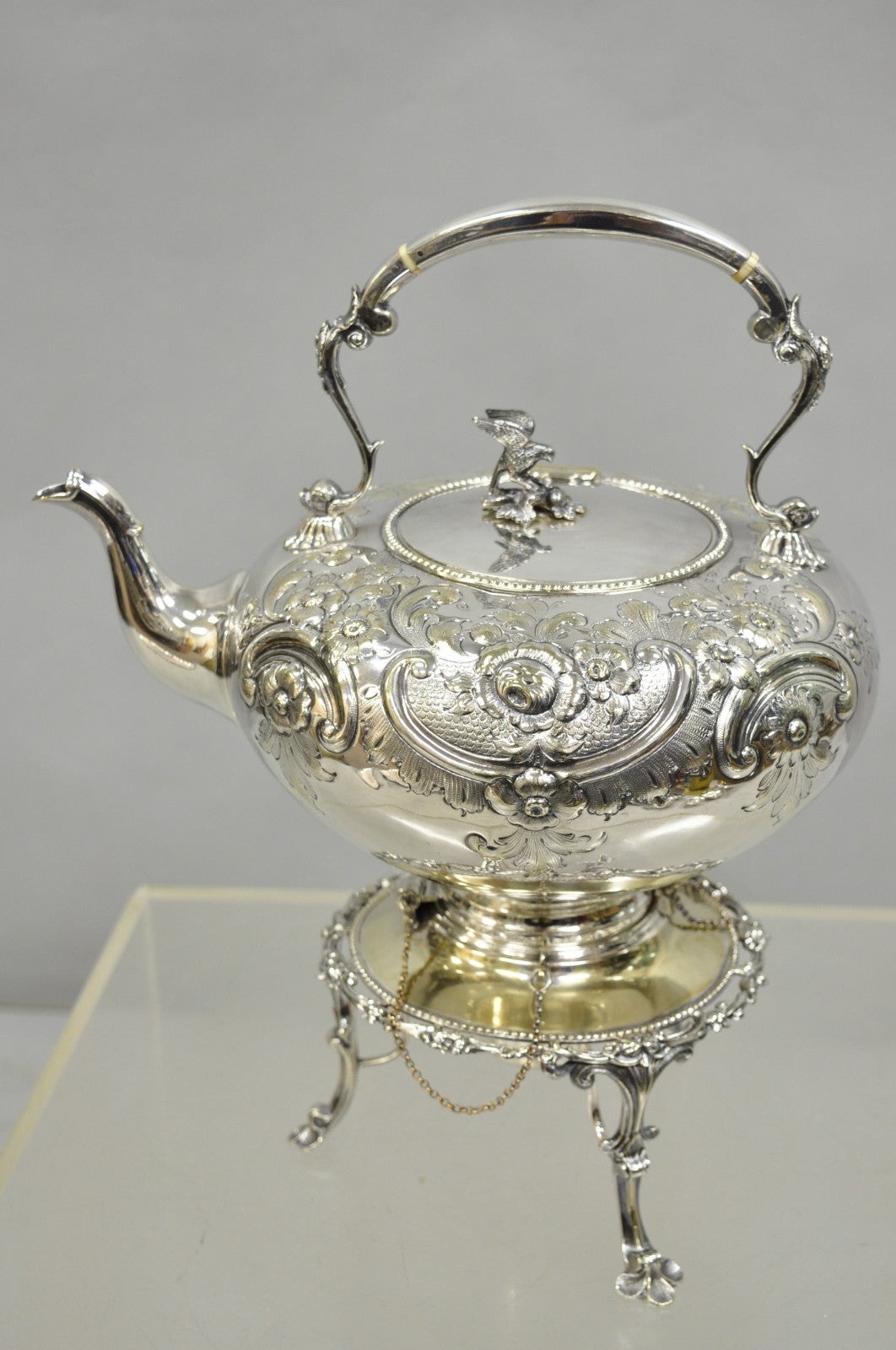 Antique John Turton Sheffield England Victorian Silver Plated Tea Set - 7 Pc Set
