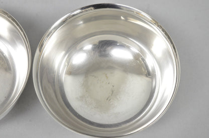 Vintage SSSC&BDS Car Club Silver Plated Award Footed Nut Bowl Dish - a Pair