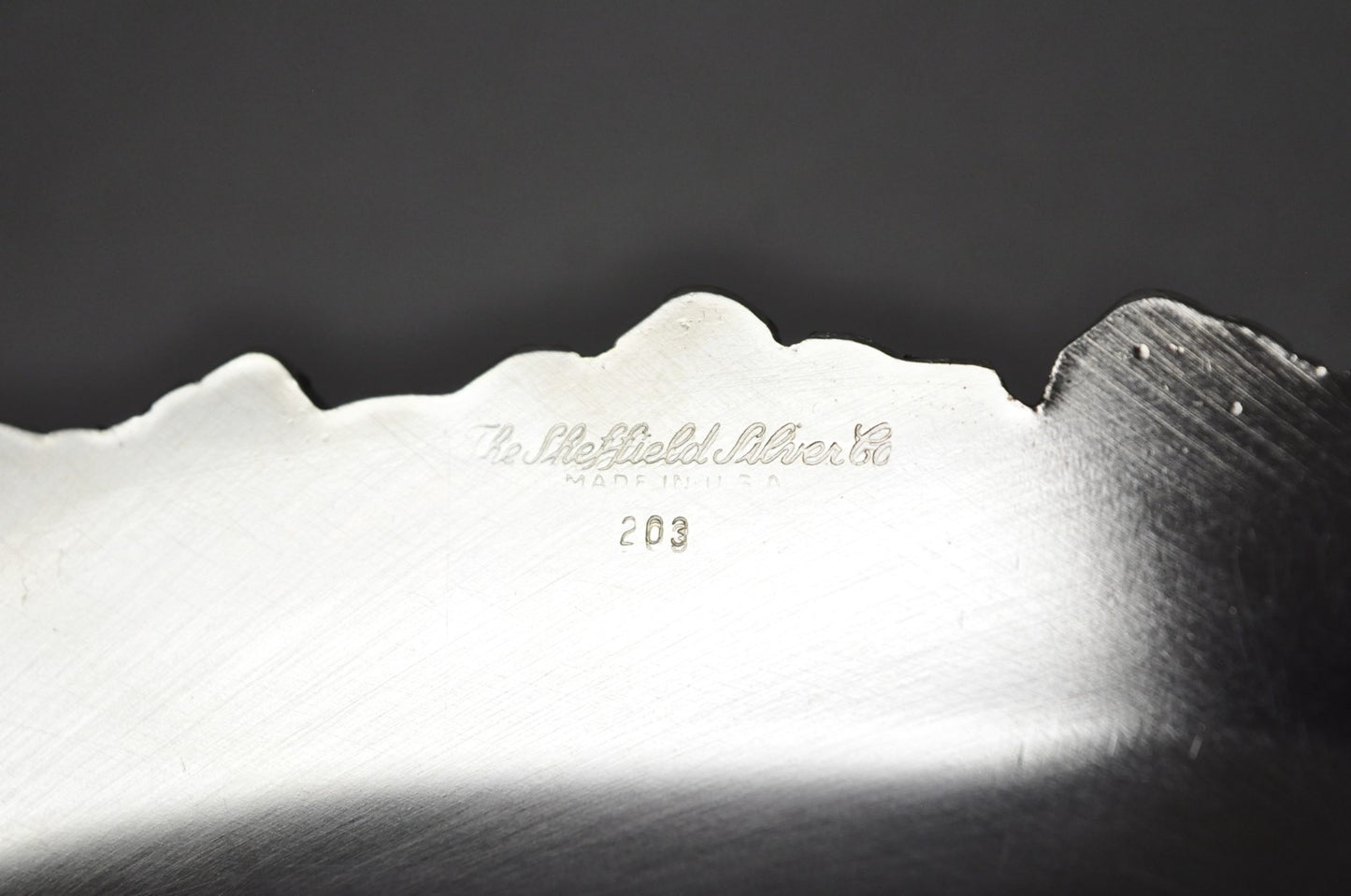 Vintage Sheffield Silver Co Victorian Silver Plated Footed Trinket Serving Dish