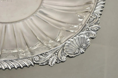 Antique "Barefoot Mailman Rally 1962" Award Silver Plated Serving Platter Tray