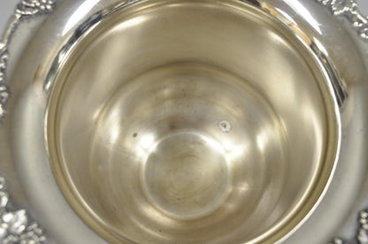 Vintage Trophy Cup Silver Plated Grapevine Bar Champagne Chiller Ice Bucket