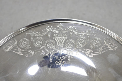 Victorian Middletown Silverware Silver Plated Pedestal Candy Dish Compote