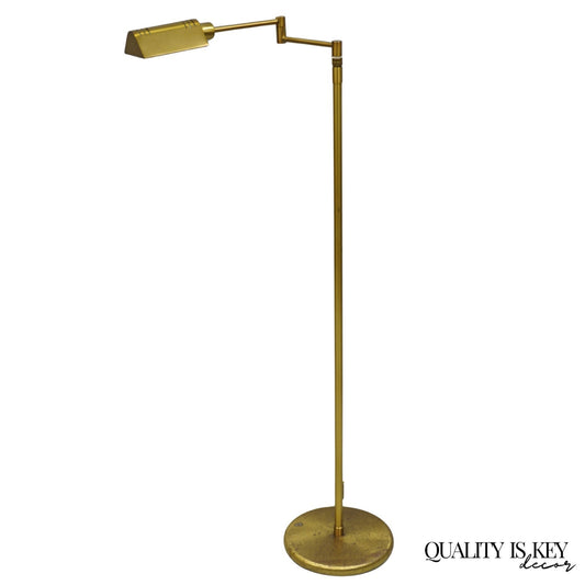 Modern Holtkötter Leuchten Adjustable Brass Pharmacy Reading Task Floor Lamp